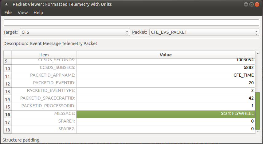 COSMOS Packet Viewer